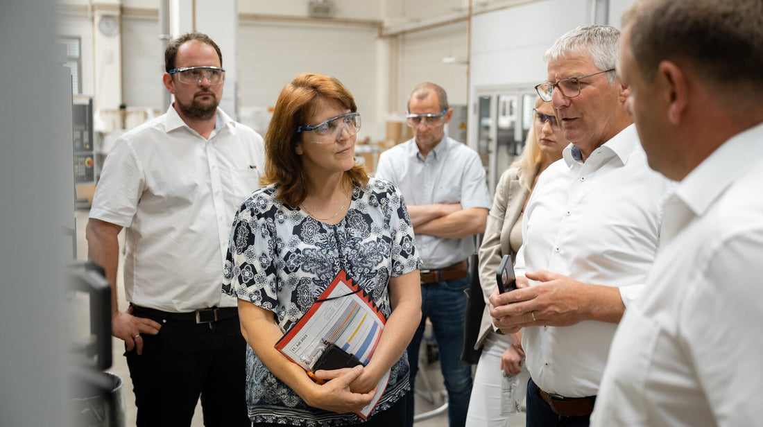 State Secretary Dr. K. Böhler visited Technogel